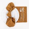 5 Shimmer Gold Premium 20x20 in Scuba Polyester Dinner Table Cloth Napkins Wedding Party Events Reception Home Decorations Supplies view 4
