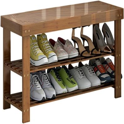 RWGOVLU Shoe Rack Multi-layer Shoe Rack Simple Shoe Rack Home Dormitory Shoe Rack Small Stool Suitable for Entrance Hallway Shoe Rack Organization Shelves