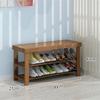 RWGOVLU Shoe Rack Multi-layer Shoe Rack Simple Shoe Rack Home Dormitory Shoe Rack Small Stool Suitable for Entrance Hallway Shoe Rack Organization Shelves view 3