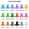 Cute Bear Candle (Primary colour: Grey, Scent: Unscented) view 3