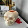 Giant Life-Sized Bleeding Skull Candle (Scent: Sangria White Peach) view 2
