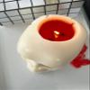 Giant Life-Sized Bleeding Skull Candle (Scent: Sangria White Peach) view 3