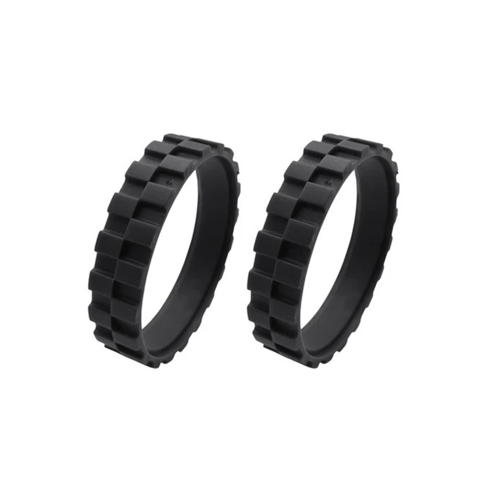 JGVCFFYM Tires Compatible with IRobot ROOMBA Wheels 500 600700 800 900E5 I7+S9 IROBOT 980 698 Series Anti-Slip Rubber Wheel Spare Part Accessories(2 pcs)
