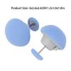 Duvet Clips, Bed Sheet Clips with Cotton Surfaces 16PCS Mushroom Shaped Duvet Snaps to Hold Comforter for Quilts, Cushions, Curtains, Sofa Covers (Blue) view 3