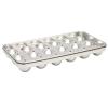 Metal Trays, Stainless Steel Trays with Round Edges Design 18 Grid 304 Stainless Steel Stainless Steel for Wine Beverage Bar Restaurant view 1