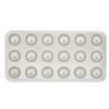 Metal Trays, Stainless Steel Trays with Round Edges Design 18 Grid 304 Stainless Steel Stainless Steel for Wine Beverage Bar Restaurant view 2