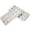 Metal Trays, Stainless Steel Trays with Round Edges Design 18 Grid 304 Stainless Steel Stainless Steel for Wine Beverage Bar Restaurant view 3