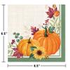 Harvest Wishes Party Napkins - 32 Count | 2 Packages of 16CT 2-Ply Lunch Napkins | Fall Theme, 371806 view 2