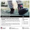 Braceapedia All-Terrain Clean Cover, Weather Resistant Protector, Boot Cover for House or Bed, Keep your boot clean with a Washable & Durable Waterproof Foot Cover for Orthopedic Walker Boots, Waterproof Shoe Covers for Rain and More, Boot Covers, La view 2