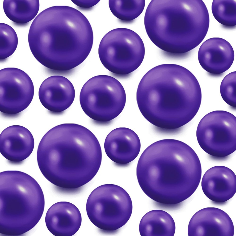 TMCLHXYNF 300Pieces Floating NO Hole Pearls for Vases,Makeup Beads,Highlight Faux Deep Purple Pearls Beads for Centerpiece Table Home Events Albu