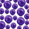 TMCLHXYNF 300Pieces Floating NO Hole Pearls for Vases,Makeup Beads,Highlight Faux Deep Purple Pearls Beads for Centerpiece Table Home Events Albu view 1
