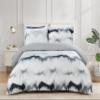 Majestic Giftware Madison Linen 8 Pcs 48" Full Size Duvet Bedding Set (BL512-48F) | Frosty Bliss 300 TC 100% Cotton Sateen |2 Fitted Sheets, 2 Duvets, 4 Pillowcases - Ritz Collection view 1