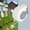 Akozon 26m Retractable Double Clothes Drying Line, Indoor & Outdoor Spacesaving Washing Laundry Tool with Wall Mount view 2