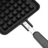 Non Stick Household Kitchen Gas Waffle Maker Pan Duty Aluminum Mould Press Plate for Crispy Belgian Waffles, Compatible with Standard view 4