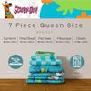 Franco Scooby Doo Scoobtober Bedding 7 Piece Super Soft Reversible Comforter and Sheet Set with Sham, Queen, (Officially Licensed Product) view 3