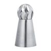 Akozon 3pc Sphere Russian Icing Piping Nozzles Tips Set, Stainless Steel Cake Decor, Pastry, and Cupcake Decorating Tool view 2