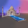 Anderson's Taj Mahal Standup and Reflecting Pool Kit, Indian Themed Event, Bollywood, Party Decorations, Prom, Wedding view 3