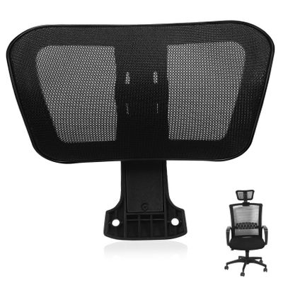 JEWEDECO Adjustable Mesh Headrest for Office Chair Ergonomic Neck Support Pillow Breathable Design Easy Installation Fit for Gaming Office Use