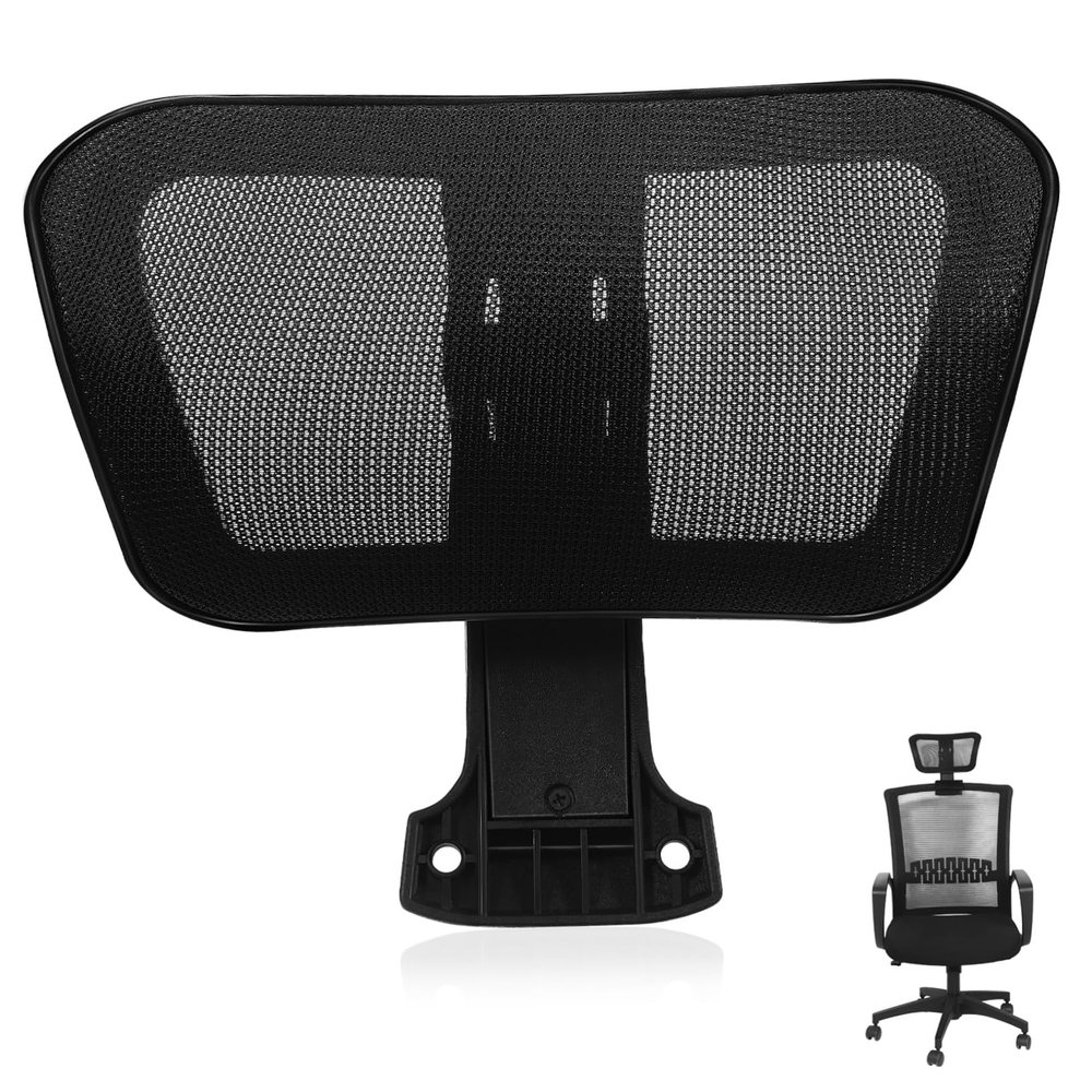 JEWEDECO Adjustable Mesh Headrest for Office Chair Ergonomic Neck Support Pillow Breathable Design Easy Installation Fit for Gaming Office Use