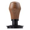 Normcore 58mm Espresso Coffee Tamper V4 - Spring Loaded Tamper With Titanium PVD Coating Flat Base -15lb / 25lb / 30lbs Replacement Springs, Genuine American Walnut Handle view 1