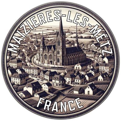Maizieres les Metz France Souvenir Vinyl Decal Sticker 3-Inch