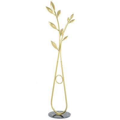 ZCSO Modern Creative Branch-Shaped Coat Rack, Gold, Suitable for Coats, Jackets, Scarves, Hats, Backpacks, Umbrella, Wallets