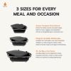 Drip EZ Collapsible BBQ Prep Tub- for Meal Prep Marinating Food Storage - Includes Cutting Board & Locking Lid - (1) OG - Black view 4