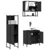 CUMYZO 3 Piece Bathroom Furniture Set Black Engineered Wood,Furniture,Furniture Sets,Bathroom Furniture Sets,Black,46.35kg/101.97ib view 4
