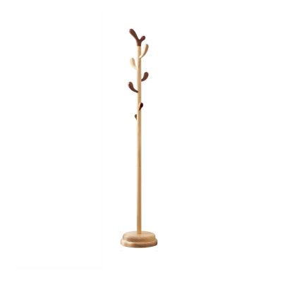 ZCSO Corner Coat Rack Coat Rack Free-Standing Hall Tree Stand 8 Hooks Easy to Assemble Standing Hanger Stand for Clothes, Suits, Accessories Standing Coat Rack(A)