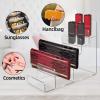 Acrylic Wallet Display Stand Purse Handbag Organizer, Clear Jewelry Riser Display Stand Purse Display Rack, Acrylic Display Shelf for Cosmetic Perfume Jewelry Sunglasses Handbag (2 PCS-4 Tier) view 4