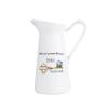 Custom Grandma's Ceramic Flower Vase: Personalized Garden Flower Vase Birth Flower Text Decors Vase with Handle (Style 1) view 1