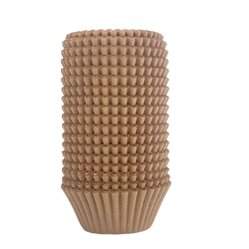 500pcs Natural Standard Cupcake Liners for Baking Cup, No Smell, Grease-proof Muffin Liners, Standard Size Cupcake Cups for Party, Wedding, Birthday
