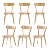 XHWECAN Wood Dining Chairs Set of 6, Louis Dining Kitchen Room Chairs Set with Solid Wood Legs, Wooden Dining Room Chairs Set, Vintage Country Farmhouse Style view 1