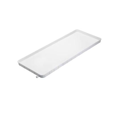 MFLKJHSA Air Conditioning Water Tray with Drain Pipe-Plastic Universal Outdoor Drip Tray-Central Air Conditioning Outdoor Unit