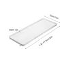 MFLKJHSA Air Conditioning Water Tray with Drain Pipe-Plastic Universal Outdoor Drip Tray-Central Air Conditioning Outdoor Unit view 2