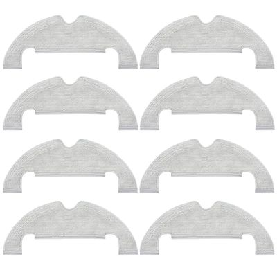 8 Kit Mop Cloth Compatible with Dreame Bot D10 Plus/D10S Pro/Z10 Pro/L10 Pro/RLS3D Vacuum Cleaner Robot Replacement Mop Cloth Parts Accessories