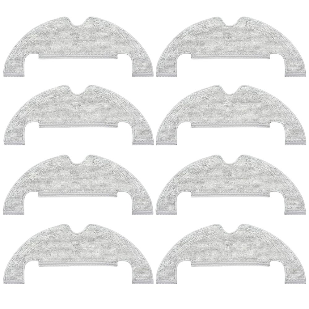 8 Kit Mop Cloth Compatible with Dreame Bot D10 Plus/D10S Pro/Z10 Pro/L10 Pro/RLS3D Vacuum Cleaner Robot Replacement Mop Cloth Parts Accessories