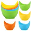 8Pcs Silicone Egg Poacher Cups Non-stick Egg Cups BPA Free Egg Boiler Mold Cup for Microwave Air Fryer Stovetop Egg Cooking view 1