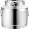 ELUKHT Milk Transport Cans - 15L/20L/28L/35L/42L/48L Stainless Steel Milk Can Canister Dairy Pot Bucket - Liquid Storage Tea Barrel with Sealed Lid Heavy Dut (Siliver 15L) view 1