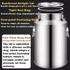 ELUKHT Milk Transport Cans - 15L/20L/28L/35L/42L/48L Stainless Steel Milk Can Canister Dairy Pot Bucket - Liquid Storage Tea Barrel with Sealed Lid Heavy Dut (Siliver 15L) view 3