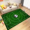ZLXMN American Football Field 5x8ft Area Rug Green Sports Soccer Field Rug Kids Mats Floor Playroom Boy Rug for Living Room Bedroom Carpet Indoor Throw Rugs Modern Decor Non-Slip Doormat view 1