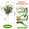 Artgar 12 Pcs Pine Branches - 18 Inch Artificial Green Pine Stem - Real Touch Christmas Greenery Pines Branches for DIY Flower Arrangement Home Indoor Christmas Decor view 2