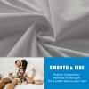 2 Pack Mattress Protector Full Size 100% Waterproof Fitted Mattress Cover, Breathable Noiseless & Machine Washable Bed Cover Deep Pocket from 5" to 21", Bed Protector for Pets Kids Adults Dark Grey view 2
