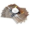 Woven Placemat 4 PCS Heat-Resistant Easy to Clean Suitable for Outdoor Parties Casual Kitchen Decoration Table Accessories 12x18in Loon Birds Prints view 2
