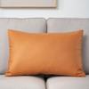 SWJ-swjssb Waterproof Throw Pillow Covers 18x18,20x20,20x28 Inch Square Rectangle Pillow Cases Decorative Sofa Cushion Covers Couch Pillowcase King Size Queen Protectors(Orange,30x50 cm(1pc)) view 1