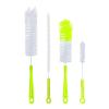 Cup Washing Brush - 4 Water Bottle Cleaning Brush | Silicone Bottle Cleaning Brush | Long Handle Bottle Brush | Soft and Flexible Bottle Brush Cleaner for Washing Cups, Baby Bottles, Tumbler view 1