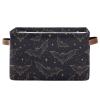 ALAZA Bat Starry Halloween Large Storage Baskets for Organizing Foldable Storage Bins for Shelves Home with Handles 2 Pack view 1