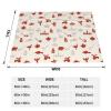 Wxenaiedk Canadian Maple Leaf Throw Blanket for Couch Sofa Or Bed Throw Size, Soft Fuzzy Plush Lightweight Blanket, Black, rtdf03e view 2