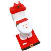 Christmas Themed Bathroom Decor Set - Toilet Seat Cover, Rugs, Tank Cover view 1