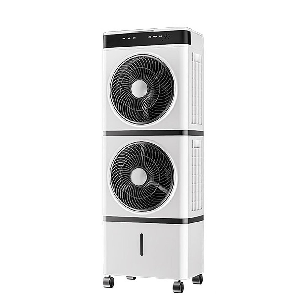 Evaporative Air Cooler, Swamp Cooler Air Conditioner with 12h Timer for Auto-Off, 3-Speed Windowless Air Conditioner, Smart Remote, Tank Portable Air Cooler for Room